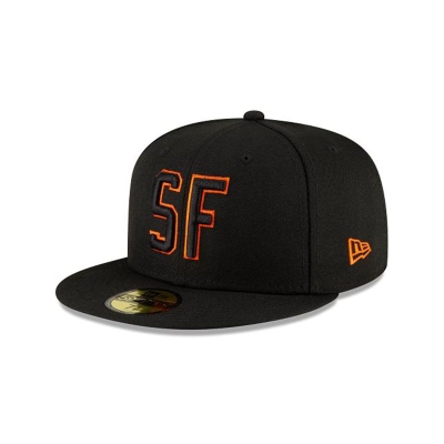 Sapca New Era San Francisco Giants MLB Ligature 59FIFTY Fitted - Negrii